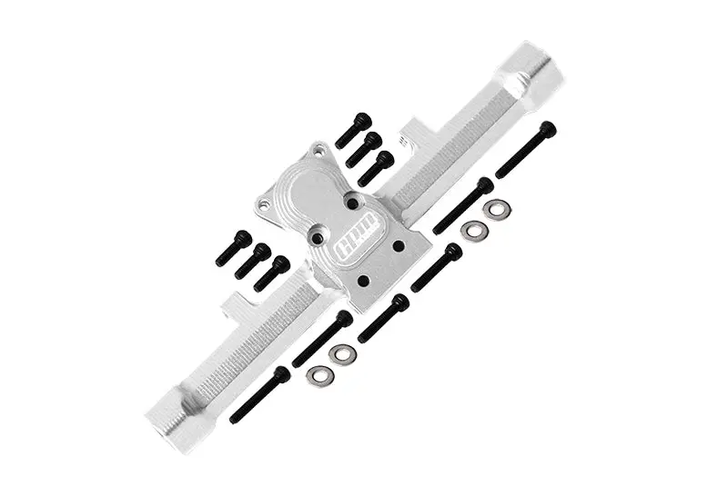 Axial 1:24 Scx24 Deadbolt Axi90081 / Jeep Wrangler Axi00002 Aluminum Rear Gear Box - 1 Set Silver 1