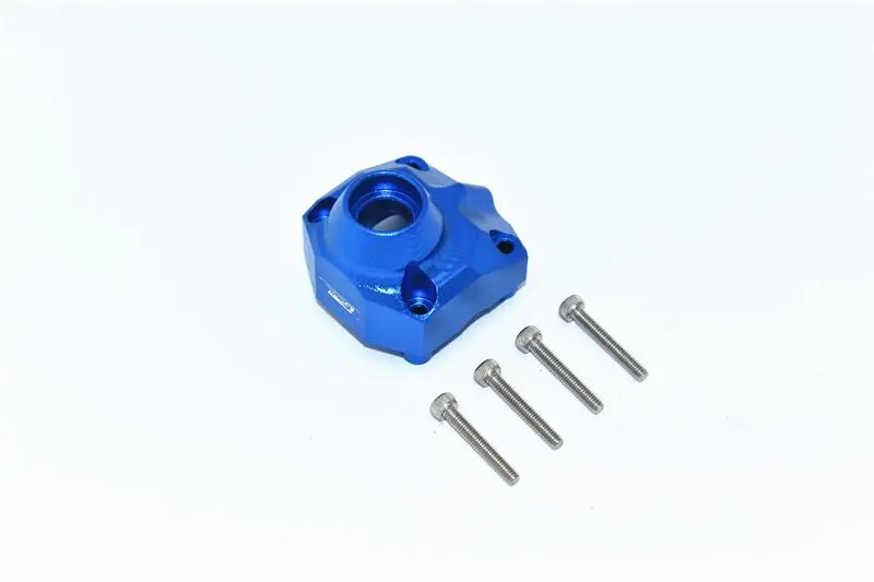Axial Capra 1.9 Unlimited Trail Buggy Aluminum Front Or Rear Gearbox Cover - 1Pc Set Blue 1