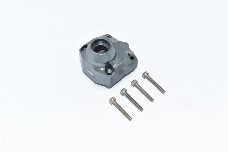 Axial Capra 1.9 Unlimited Trail Buggy Aluminum Front Or Rear Gearbox Cover - 1Pc Set Gray Silver 1