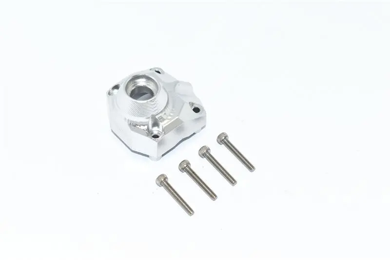 Axial Capra 1.9 Unlimited Trail Buggy Aluminum Front Or Rear Gearbox Cover - 1Pc Set Silver 1