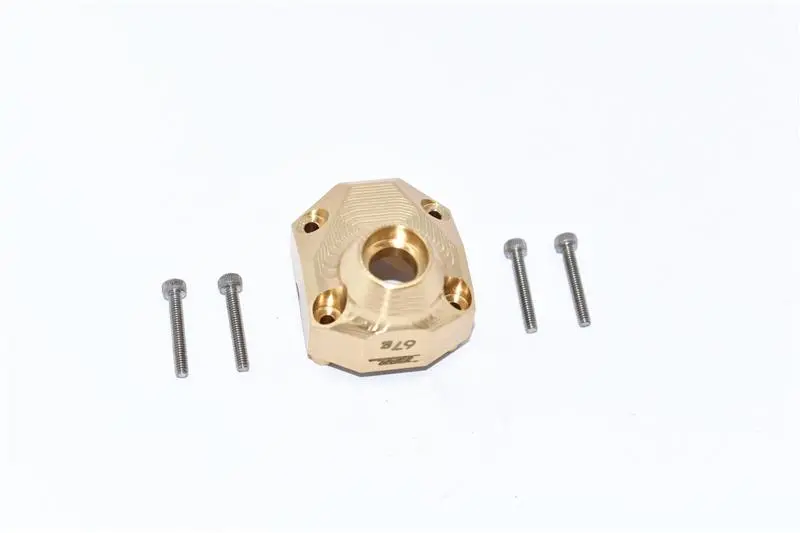 Axial Capra 1.9 Unlimited Trail Buggy Brass Front Or Rear Gearbox Cover - 1Pc Set 1