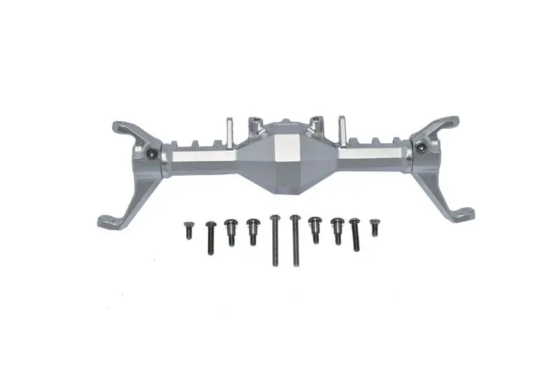 Axial Capra 1.9 Utb Unlimited Trail Buggy Aluminum Front Gear Box - 11Pc Set Gray Silver 1