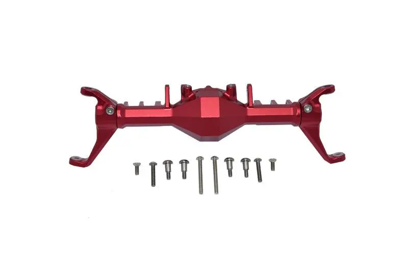 Axial Capra 1.9 Utb Unlimited Trail Buggy Aluminum Front Gear Box - 11Pc Set Red 1