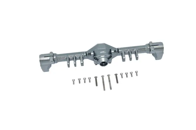 Axial Capra 1.9 Utb Unlimited Trail Buggy Aluminum Rear Gear Box - 13Pc Set Gray Silver 1