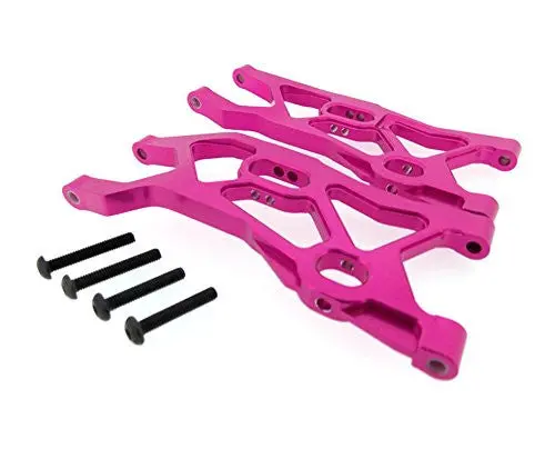 Axial Exo & Axial Yeti Aluminum Front Lower Arm - 1Pr Set Pink 1