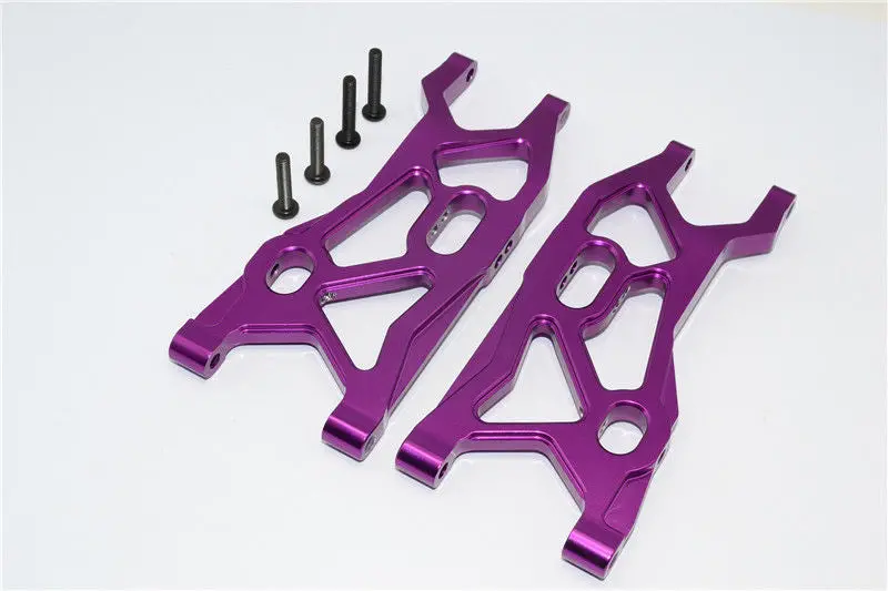 Axial Exo & Axial Yeti Aluminum Front Lower Arm - 1Pr Set Purple 1