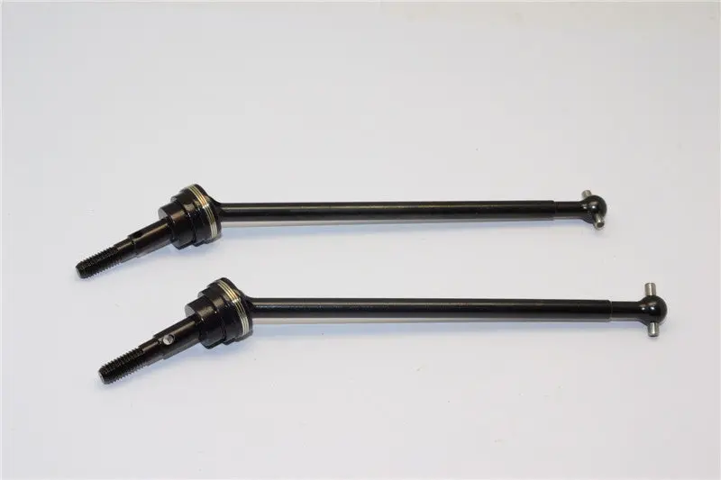 Axial Exo Steel#45 Rear Cvd Universal Swing Shaft With Spring Steel Cup Joint - 1Pr Black 1