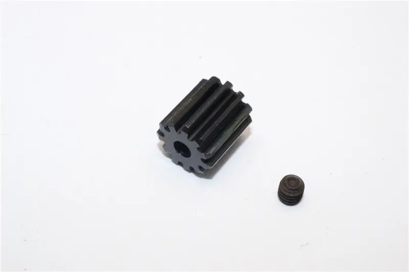 Axial Exo & Wraith Spawn Steel Motor Pinion (11T) - 1Pc Black 1