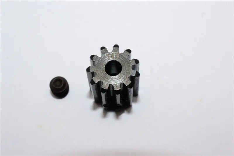 Axial Exo & Wraith Spawn Steel Motor Pinion (11T) - 1Pc Black 1