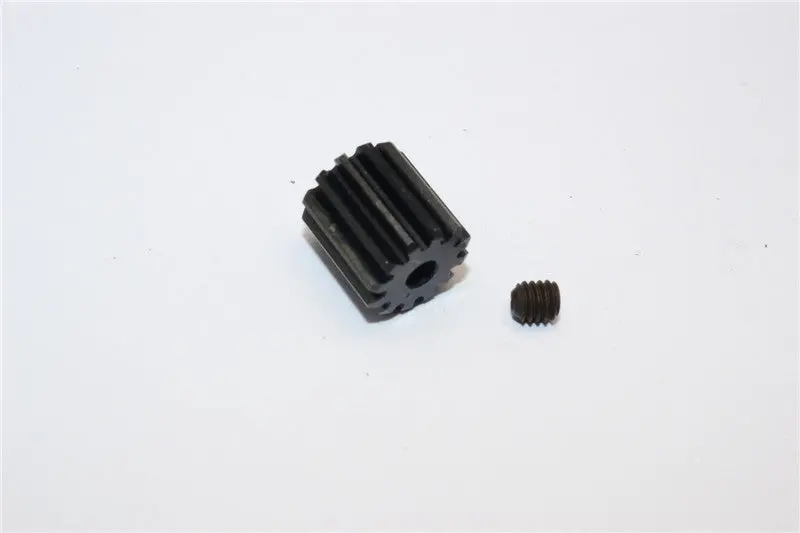 Axial Exo & Wraith Spawn Steel Motor Pinion (12T) - 1Pc Black 1