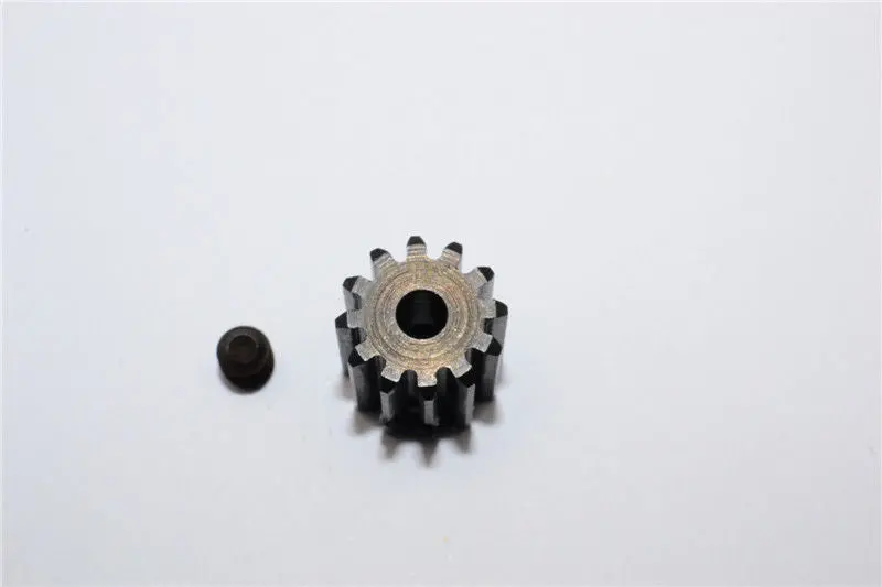Axial Exo & Wraith Spawn Steel Motor Pinion (12T) - 1Pc Black 1