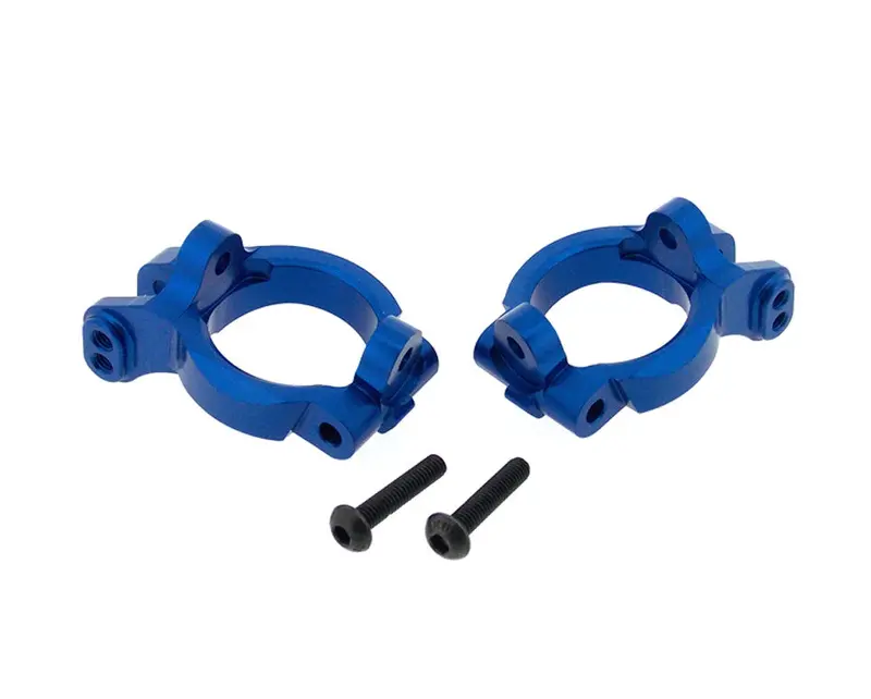 Axial Exo & Yeti Aluminum Front C-Hub - 1Pr Set Blue 1