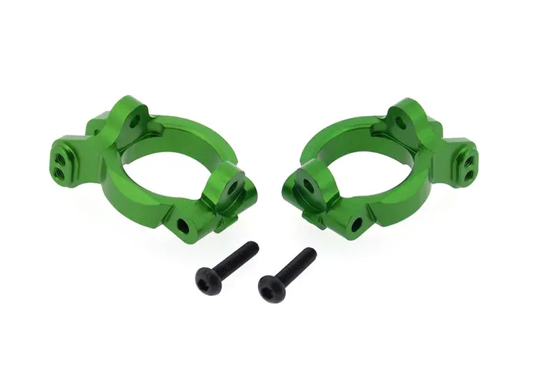 Axial Exo & Yeti Aluminum Front C-Hub - 1Pr Set Green 1