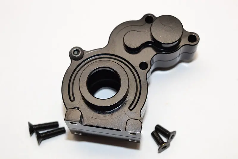 Axial Scx10 Aluminum Center Transmission Case - 3Pcs Set Black 1