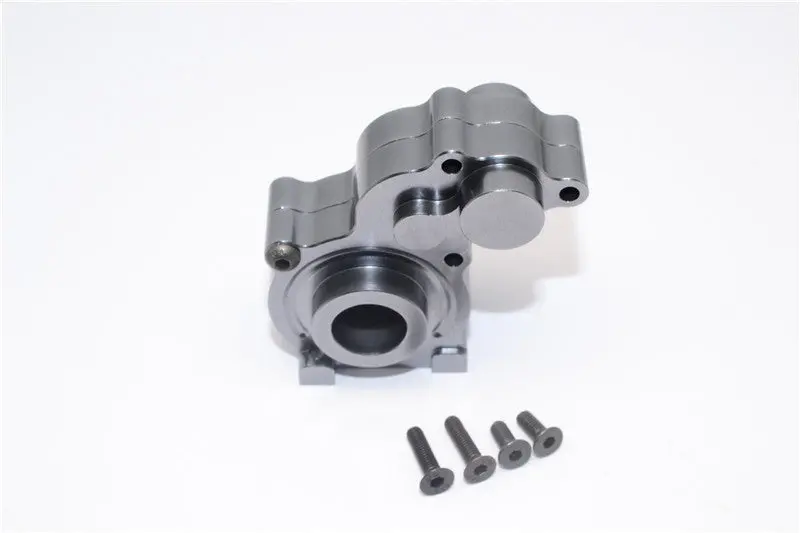 Axial Scx10 Aluminum Center Transmission Case - 3Pcs Set Gray Silver 1