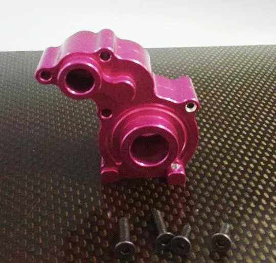 Axial Scx10 Aluminum Center Transmission Case - 3Pcs Set Pink 1