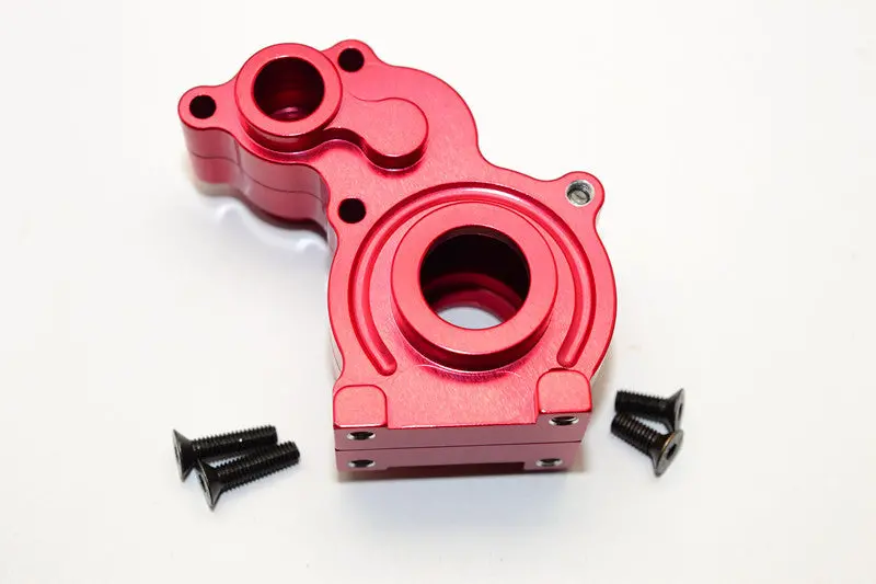Axial Scx10 Aluminum Center Transmission Case - 3Pcs Set Red 1