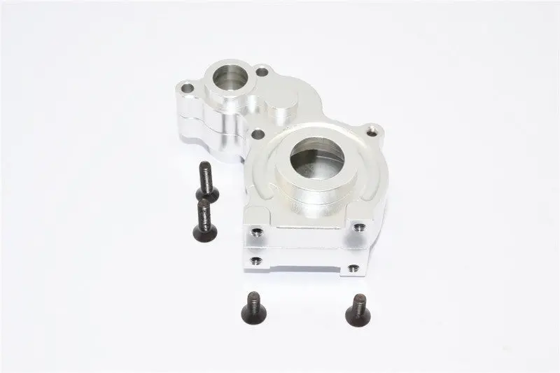 Axial Scx10 Aluminum Center Transmission Case - 3Pcs Set Silver 1