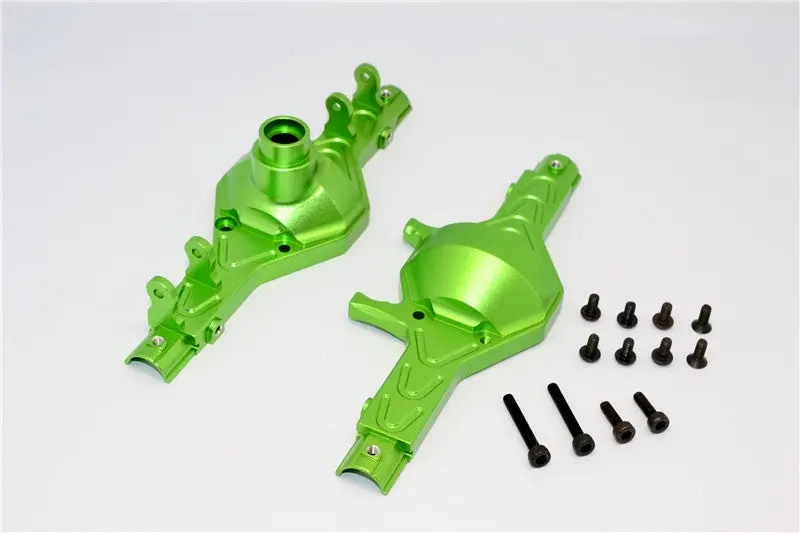 Axial Scx10 Aluminum Front / Rear Gear Box - 1 Set Green 1