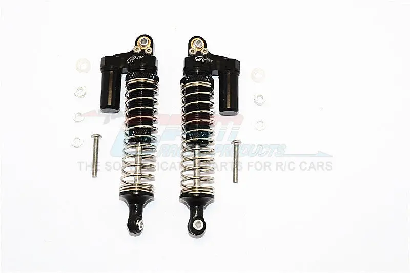 Axial Scx10 Aluminum Front/Rear L-Shape Shocks (92Mm) - 1Pr Set Black 1