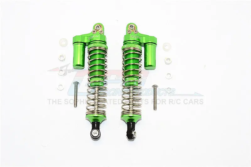 Axial Scx10 Aluminum Front/Rear L-Shape Shocks (92Mm) - 1Pr Set Green 1