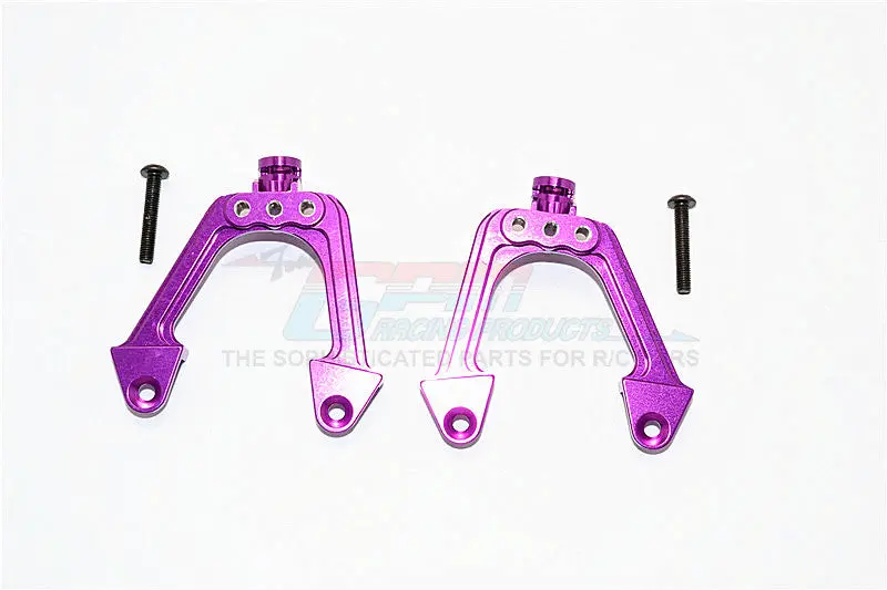 Axial Scx10 Aluminum Front Support Tower - 1Set Purple 1