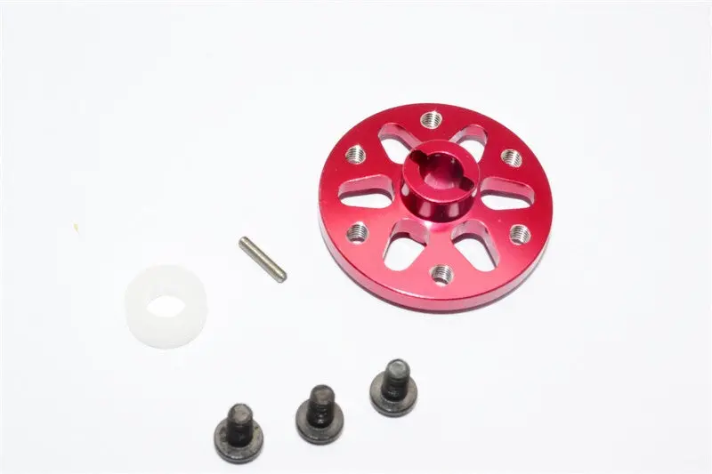 Axial Scx10 Aluminum Spur Gear Adapter - 1Pc Set Red 1