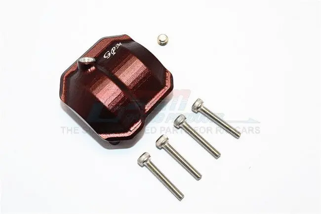 Axial Scx10 Ii (Ax90046) Aluminum Front/Rear Differential Cover With Hole - 1Pc Set Brown 1
