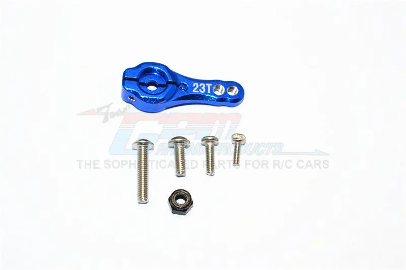 Axial Scx10 Ii (Ax90046, Ax90047) Aluminum 23T Servo Horn - 1Pc Set Blue 1