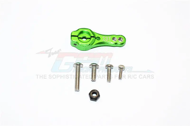 Axial Scx10 Ii (Ax90046, Ax90047) Aluminum 23T Servo Horn - 1Pc Set Green 1