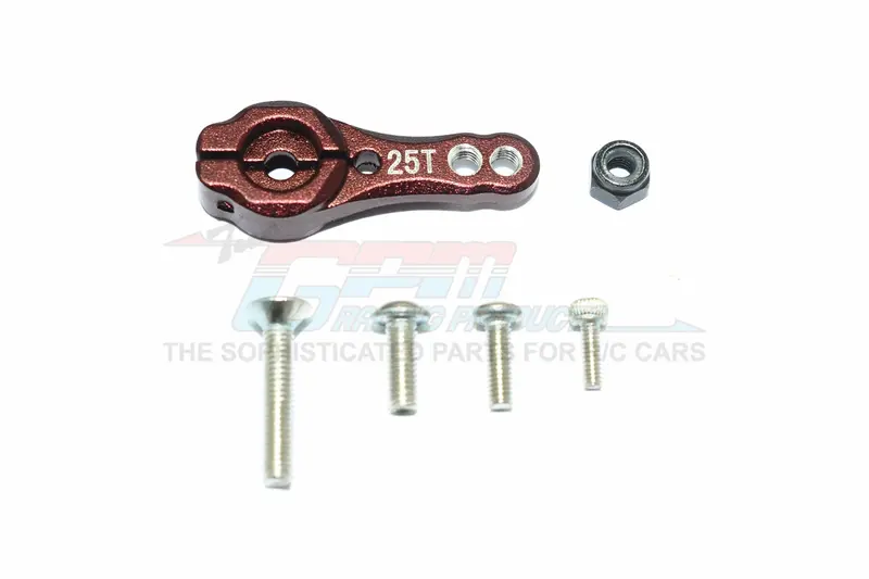 Axial Scx10 Ii (Ax90046, Ax90047) Aluminum 25T Servo Horn - 1Pc Set Brown 1