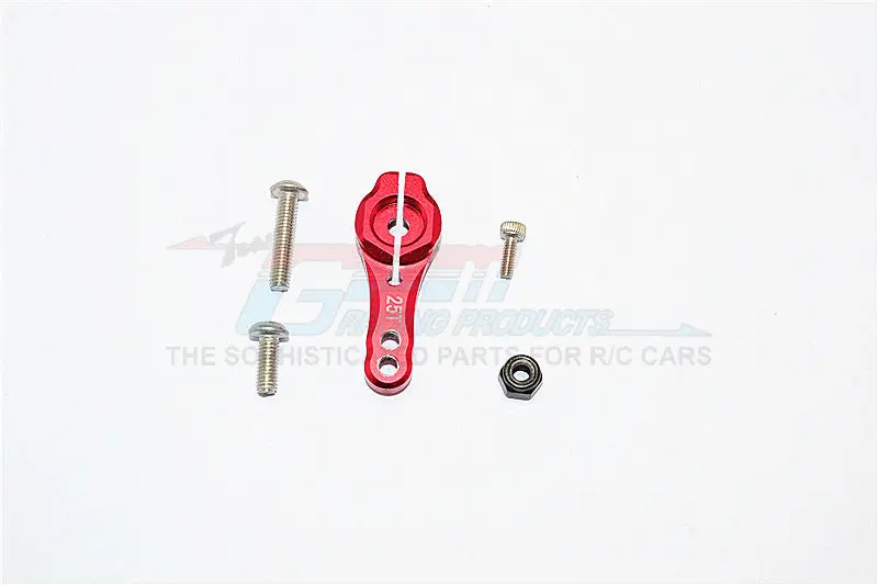 Axial Scx10 Ii (Ax90046, Ax90047) Aluminum 25T Servo Horn - 1Pc Set
 Red 1