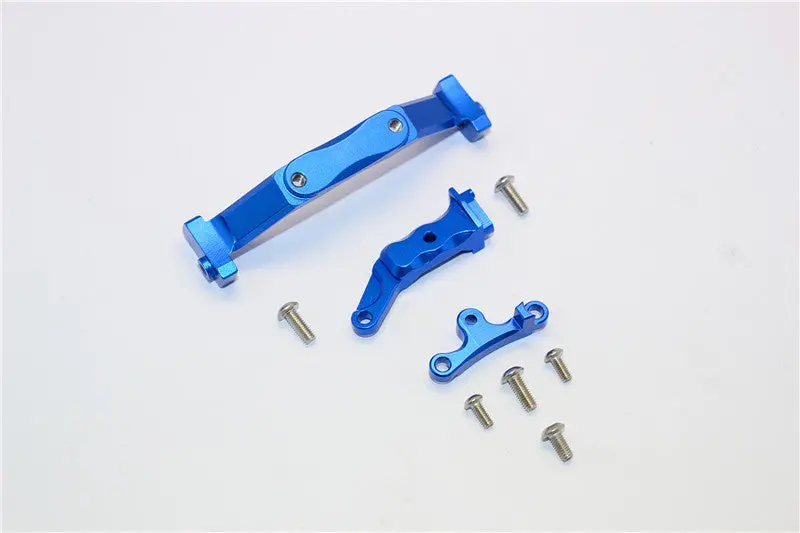 Axial Scx10 Ii Ax90046 & Ax90047 Aluminum Battery Mount - 1 Set Blue 1