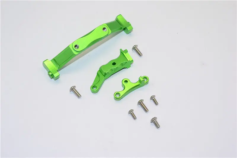 Axial Scx10 Ii Ax90046 & Ax90047 Aluminum Battery Mount - 1 Set Green 1