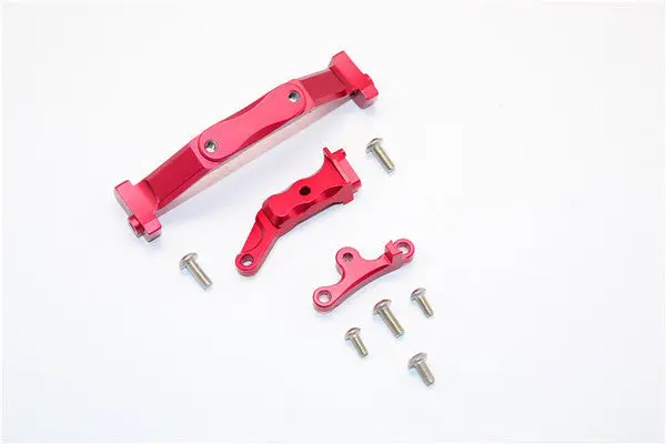 Axial Scx10 Ii Ax90046 & Ax90047 Aluminum Battery Mount - 1 Set Red 1