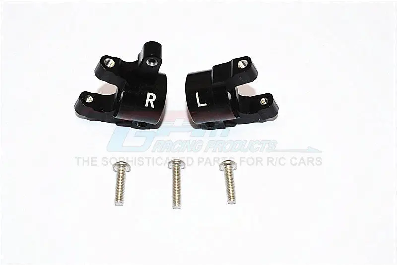 Axial Scx10 Ii (Ax90046, Ax90047) Aluminum C Hub - 1Pr Set Black 1