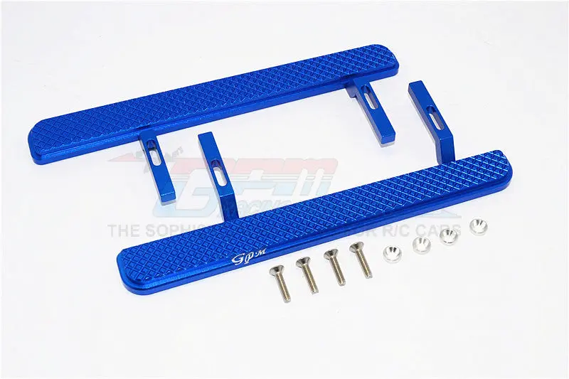 Axial Scx10 Ii (Ax90046, Ax90047) Aluminum Exterior Trail (Diamond Pattern) - 1Pr Set Blue 1