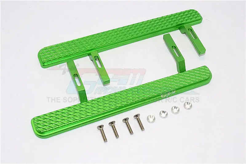 Axial Scx10 Ii (Ax90046, Ax90047) Aluminum Exterior Trail (Parallelogram) - 1Pr Set Green 1