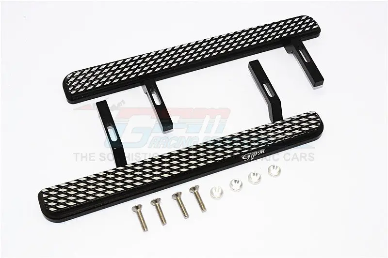 Axial Scx10 Ii (Ax90046, Ax90047) Aluminum Exterior Trail (Parallelogram Silver) - 1Pr Set Black 1