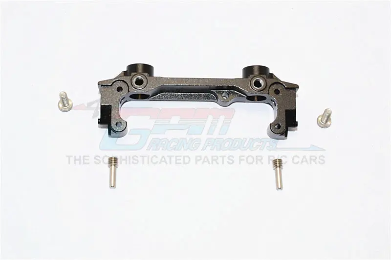Axial Scx10 Ii (Ax90046, Ax90047) Aluminum Front Bumper Mount - 1Pc Set Black 1
