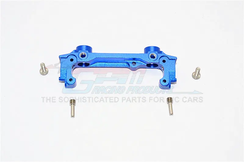 Axial Scx10 Ii (Ax90046, Ax90047) Aluminum Front Bumper Mount - 1Pc Set Blue 1