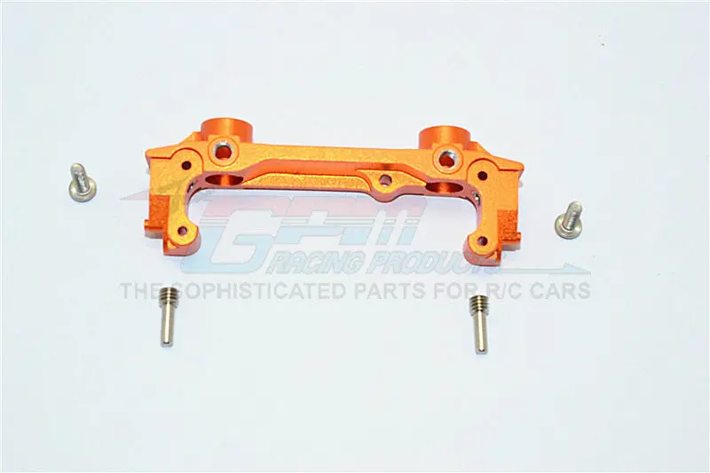 Axial Scx10 Ii (Ax90046, Ax90047) Aluminum Front Bumper Mount - 1Pc Set Orange 1