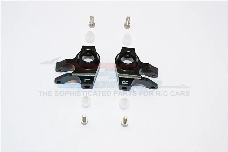 Axial Scx10 Ii (Ax90046, Ax90047) Aluminum Front Knuckle Arm - 1Pr Set Black 1