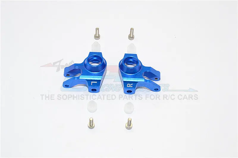 Axial Scx10 Ii (Ax90046, Ax90047) Aluminum Front Knuckle Arm - 1Pr Set Blue 1
