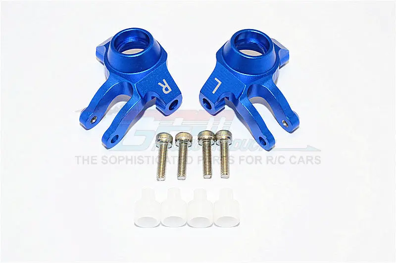 Axial Scx10 Ii (Ax90046, Ax90047) Aluminum Front Knuckle Arm - 1Pr Set Blue 1