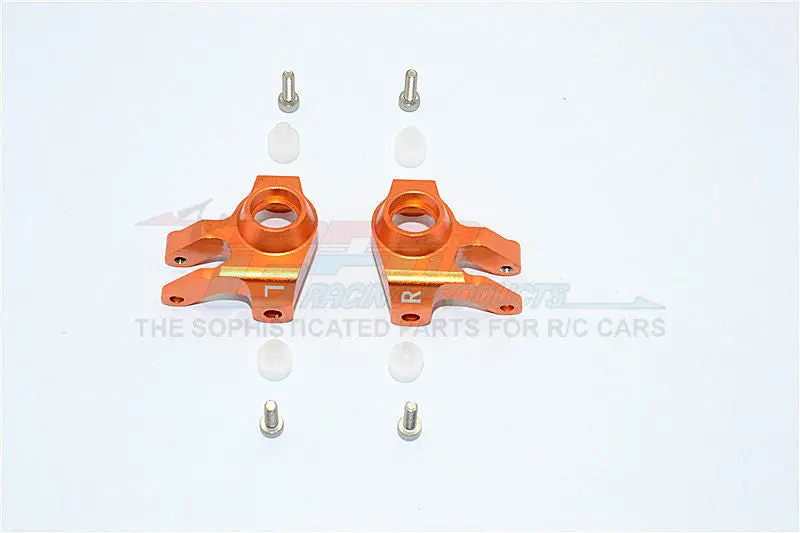 Axial Scx10 Ii (Ax90046, Ax90047) Aluminum Front Knuckle Arm - 1Pr Set Orange 1