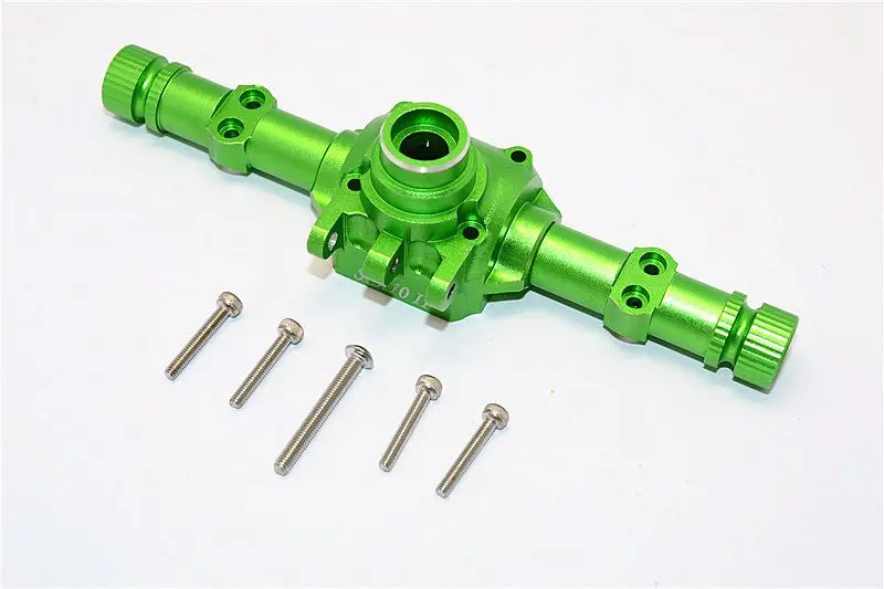 Axial Scx10 Ii (Ax90046, Ax90047) Aluminum Front/Rear Axle Housing - 1 Set Green 1