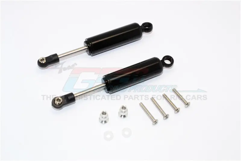 Axial Scx10 Ii (Ax90046, Ax90047) Aluminum Front/Rear Internal Shocks (95Mm) - 1Pr Set Black 1