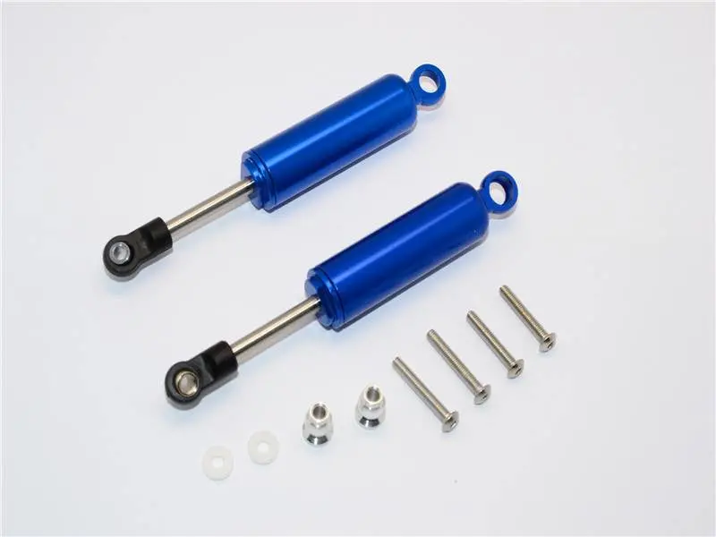 Axial Scx10 Ii (Ax90046, Ax90047) Aluminum Front/Rear Internal Shocks (95Mm) - 1Pr Set Blue 1