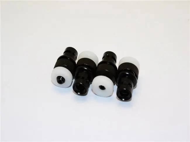 Axial Scx10 Ii (Ax90046, Ax90047) Aluminum Front + Rear Magnet Body Mount - 1 Set Black 1